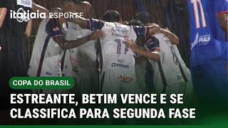 VEJA O GOL QUE CLASSIFICOU O BETIM PARA A SEGUNDA FASE DA COPA DO BRASIL
