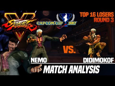 SFV Match Analysis: Capcom Cup 2017 TOP 16 - Nemo vs. Didimokof