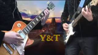 Let me go cover ,Y&amp;T  Dave Meniketti Blue Burst Stratocaster replica,Gibson LP  Traditional 2012