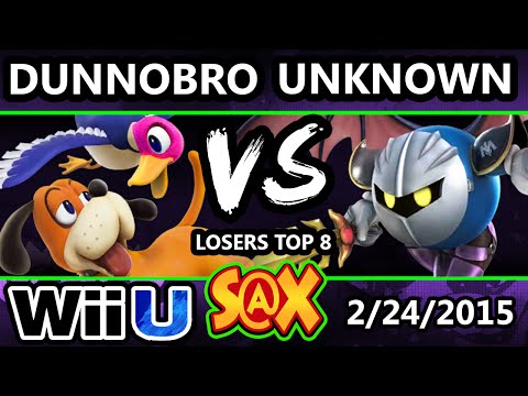 S@X - Dunnobro (Duck Hunt) Vs. CTRL | IGT Unknown (Metaknight) SSB4 Losers Top 8 - Smash For Wii U