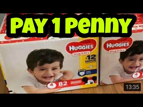 Huggies Diapers Have Pennied At Dollar General