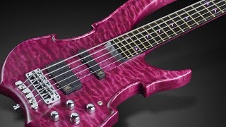 Video thumbnail for Warwick Custom Shop Masterbuilt - Vampyre NT 5-String - 1" Quilted Maple Top #16-3197 by Framus & Warwick