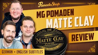 Maximal pflegender Matt-Look!! | MG Pomaden Matte Clay Review | German + English subtitles