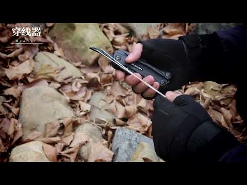 Мультитул Roxon SPARK CM1349 на 14 функций кресало нож плоскогубцы отвертки нейлоновый чехол черный - фото 1 - id-p3185860908