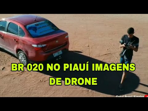 PIAUÍ NA BR 020 EM MONSENHOR HIPÓLITO - PI IMAGENS DE DRONE 