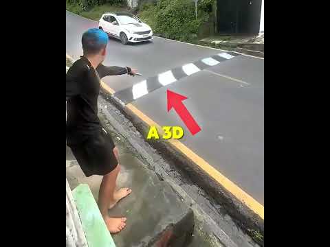 Fake speed bump genius 🤯
