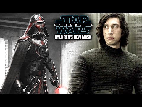 Star Wars! Kylo Ren's New Mask In Episode 9! Leaked Details & More