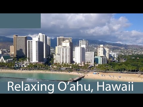 Flying Over Oahu, Hawaii | Relaxing Music Along With Beautiful Nature Videos | 3 Hours