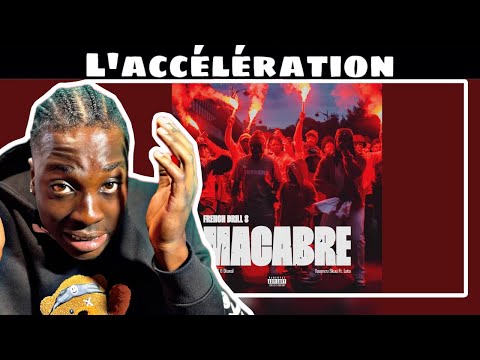 American Reaction To Saamou Skuu x Leto - French Drill 8 - Macabre (Clip Officiel)