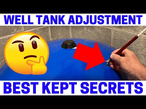 How To Adjust A Water Well Pressure Tank - Fast & Easy!