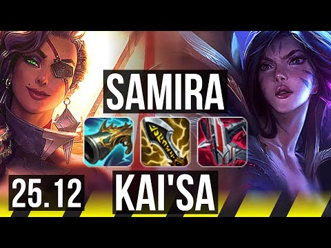 SAMIRA & Rakan vs KAI'SA & Sett (ADC) | Legendary, 500+ games | KR Grandmaster | 25.12