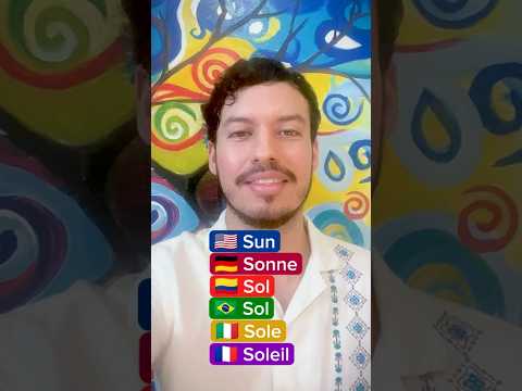 🌞 Sol en 6 idiomas 🌎 🅰️ #SoyAndy 🌐 #Languages