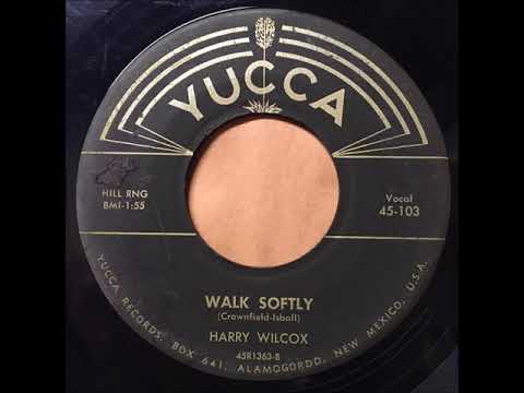 Harry Wilcox "Walk Softly" 1960s Obscure Country 45 RPM Record