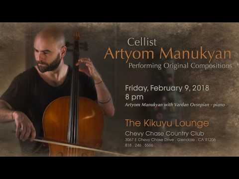 Artyom Manukyan to perform at the Chevy Chase Country Club