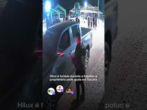 Hilux é furtada durante a Expotuc e proprietário pede ajuda para localizar veículo