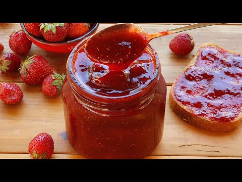 🍓How To Make Perfect Strawberry jam | Strawberry Jam Recipe | ASMR