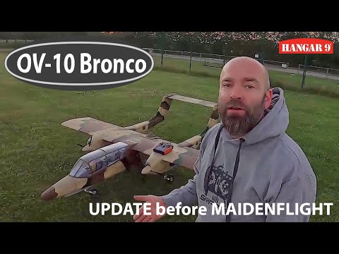 Hangar 9 OV-10 Bronco Projekt Update before Maidenflight - GERMAN (SUBTITLES - english)