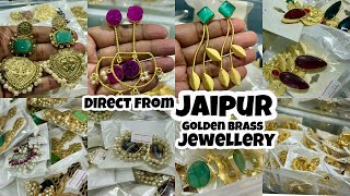 Inside a Jaipuri Golden Brass Jewellery Manufacturing Unit Tour | Wholesale Collection Showcase