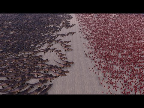 5000 TREX vs 60000 IRON MAN - Ultimate Epic Battle Simulator