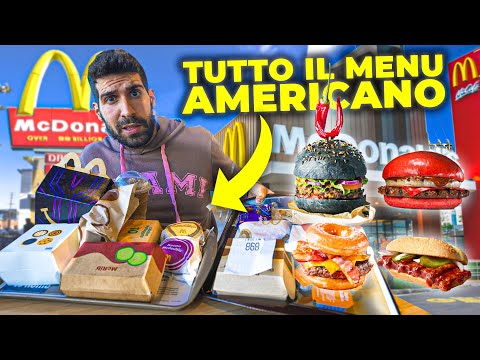 I TRY MCDONALD'S AMERICAN - I Eat the Whole Menu