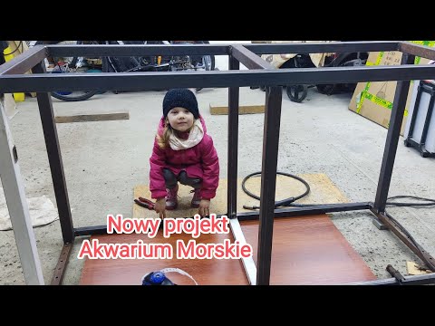 Stelaż już prawie gotowy Akwarium Morskie Laika :) Nowy projekt