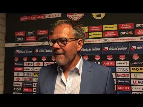 Reactie Henk de Jong na afloop van SC Cambuur - Go Ahead Eagles (5-0)