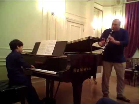 Maxim Lando and Vadim Lando performing Tchaikovsky Melody