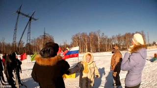 preview picture of video 'Лыжня на Львовке (28 января 2012)'