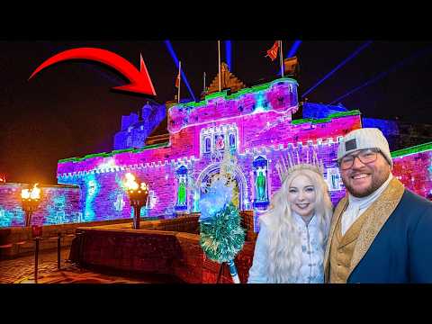 EDINBURGH CASTLE at Christmas | Castle of Light Full Tour & Review 
