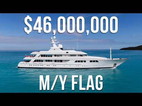 $46M The Flag Superyacht | Tommy Hilfiger Yacht | Designer Yacht | Mania Luxury