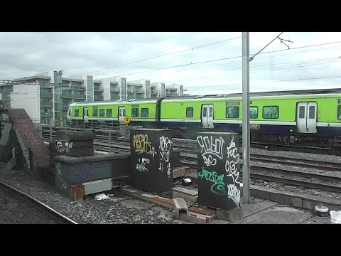 Onboard an IE 8520 Class Dart Train Departing Connolly Station