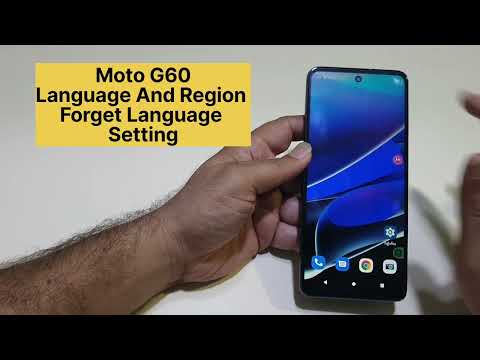 Moto G60 Language And Region Change Setting