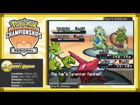 VGC '13 Georgia Regional: Jerry W. (Sabaku) vs Ryan B. (lolfailsnail)