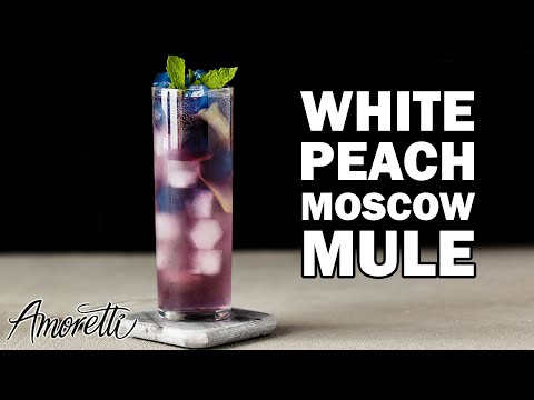 How to Make a Moscow Mule | Color Changing White Peach Moscow Mule Recipe