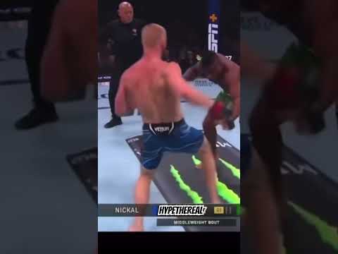 Wow BO Nickal with a 30 second knockout in UFC😨