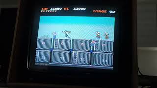 Konami Rush N' Attack 1985 Arcade: Actual Hardware Gameplay 