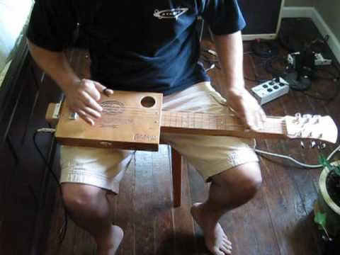 6 string cigar box dobro - Robert Johnson - Walking Blues