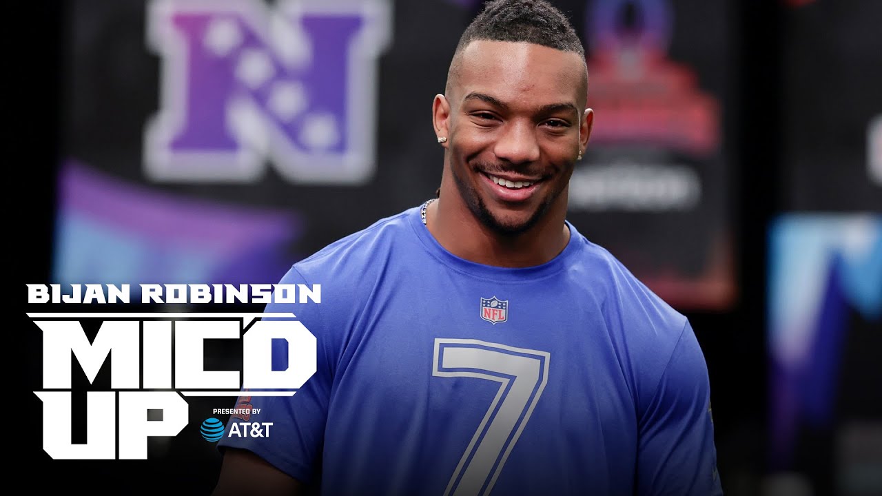 Bijan Robinson is mic'd up at the 2026 Pro Bowl Games | Atlanta Falcons