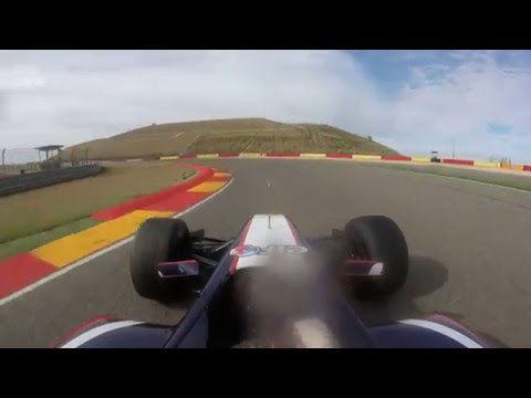 Formula V8 3.5 - Motorland Onboard Lap with Jack AITKEN