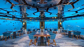 Underwater restaurant in the Maldives  Surreal fin
