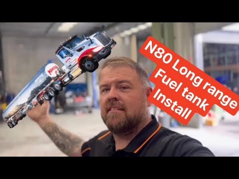 Long range tank install into N80 Hilux