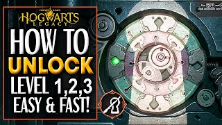 Hogwarts Legacy HOW TO UNLOCK LEVEL 1,2,3, DOORS - EASY AND FAST