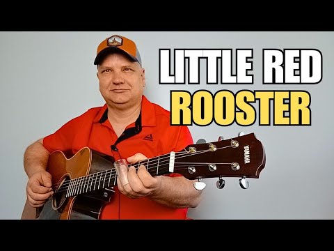Little Red Rooster Blues Guitar Lesson - Howlin' Wolf - Open G Slide