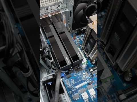 2x NVIDIA RTX 2000 ADA Installation! 🤯 #nvidia #nvidiagraphicscard #gpus