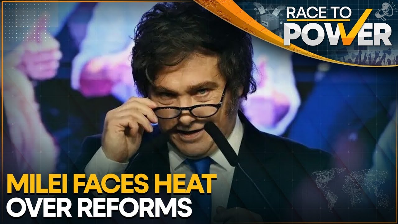 Fresh Protest Against President Javier Milei's Labour Reforms  | Race to Power