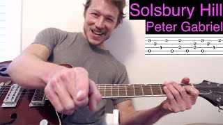 Solsbury Hill - Guitar Tutorial - Peter Gabriel