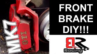 Front Brake Pads and Rotors MK7 GTI