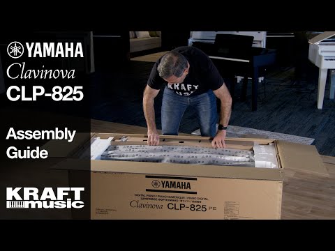 Yamaha Clavinova CLP-825 Digital Piano - Assembly Guide