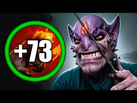 Everybody hates late game dota except this LION - WTF +73 Stacks Finger of Death🔥🔥