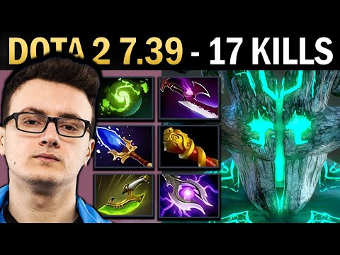 Juggernaut Gameplay Miracle with 17 Kills and Aghanims - Dota 2 7.39